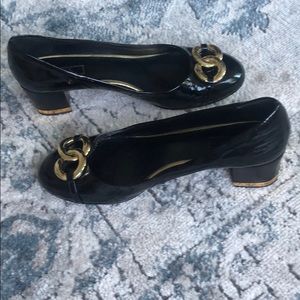 Patten Leather Anne Klein shoes 9M